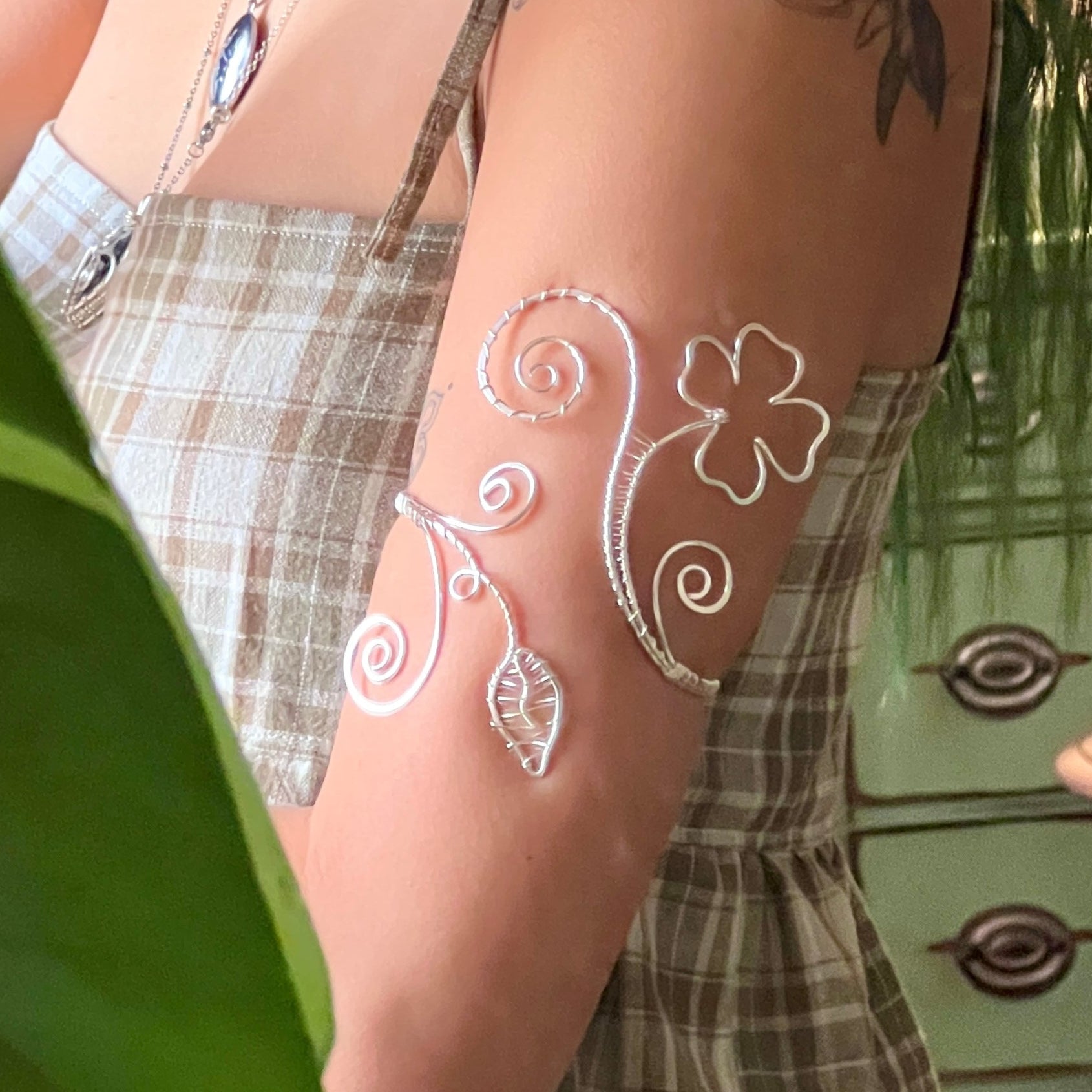 Lucky Clover Arm Cuff <3