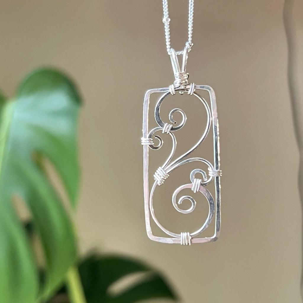 Whimsy Window Wire Pendant
