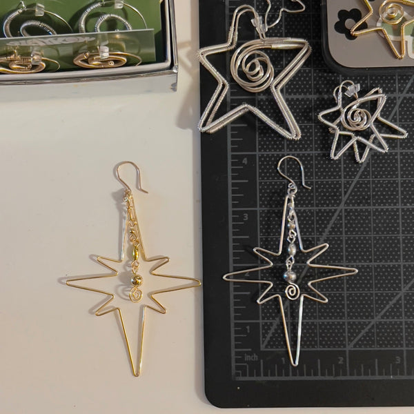 North Star Wire Earrings ✧˖°