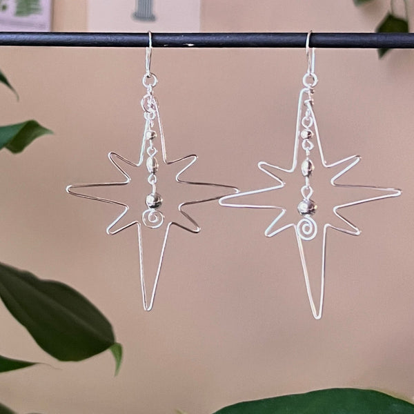 North Star Wire Earrings ✧˖°