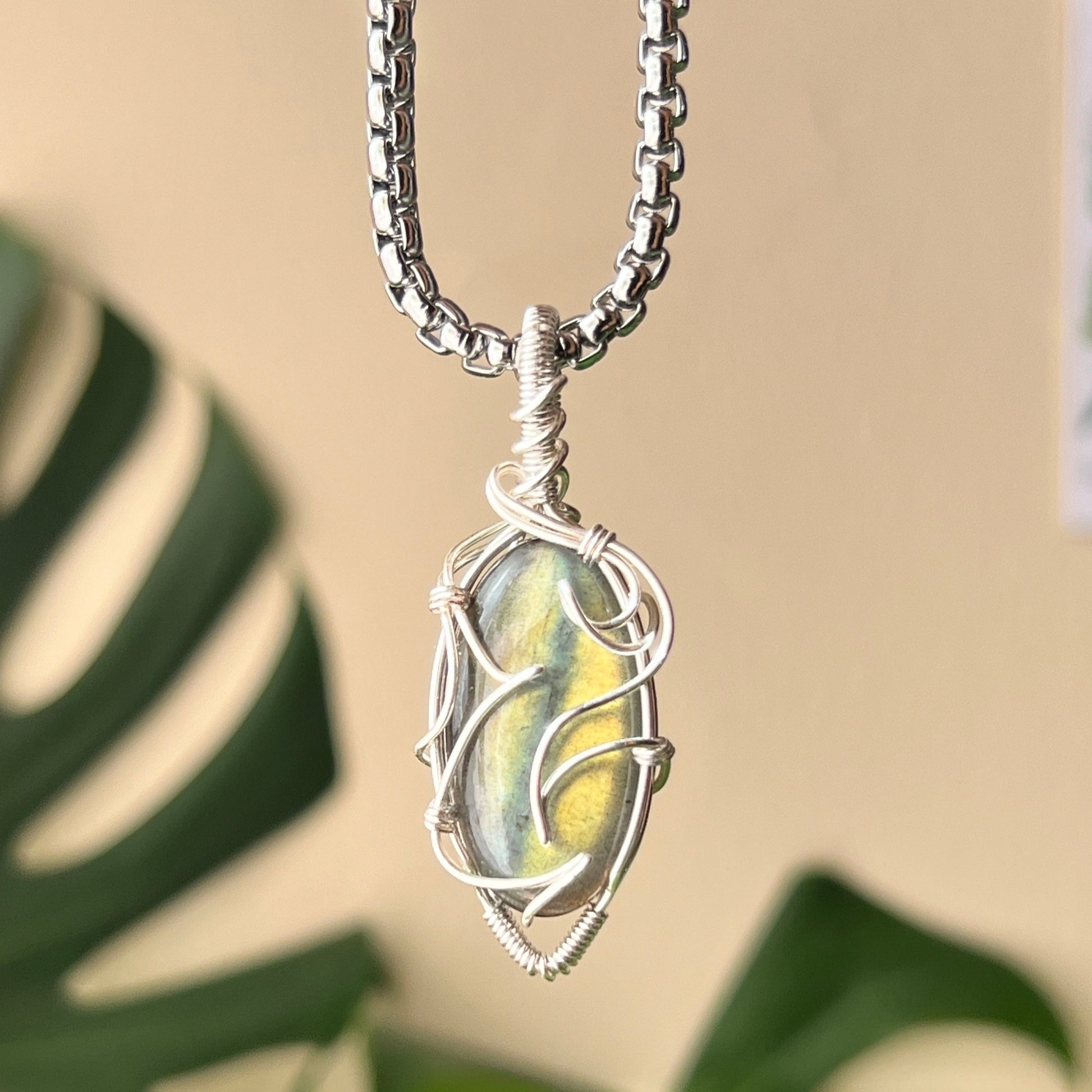 Spiky Labradorite Necklace