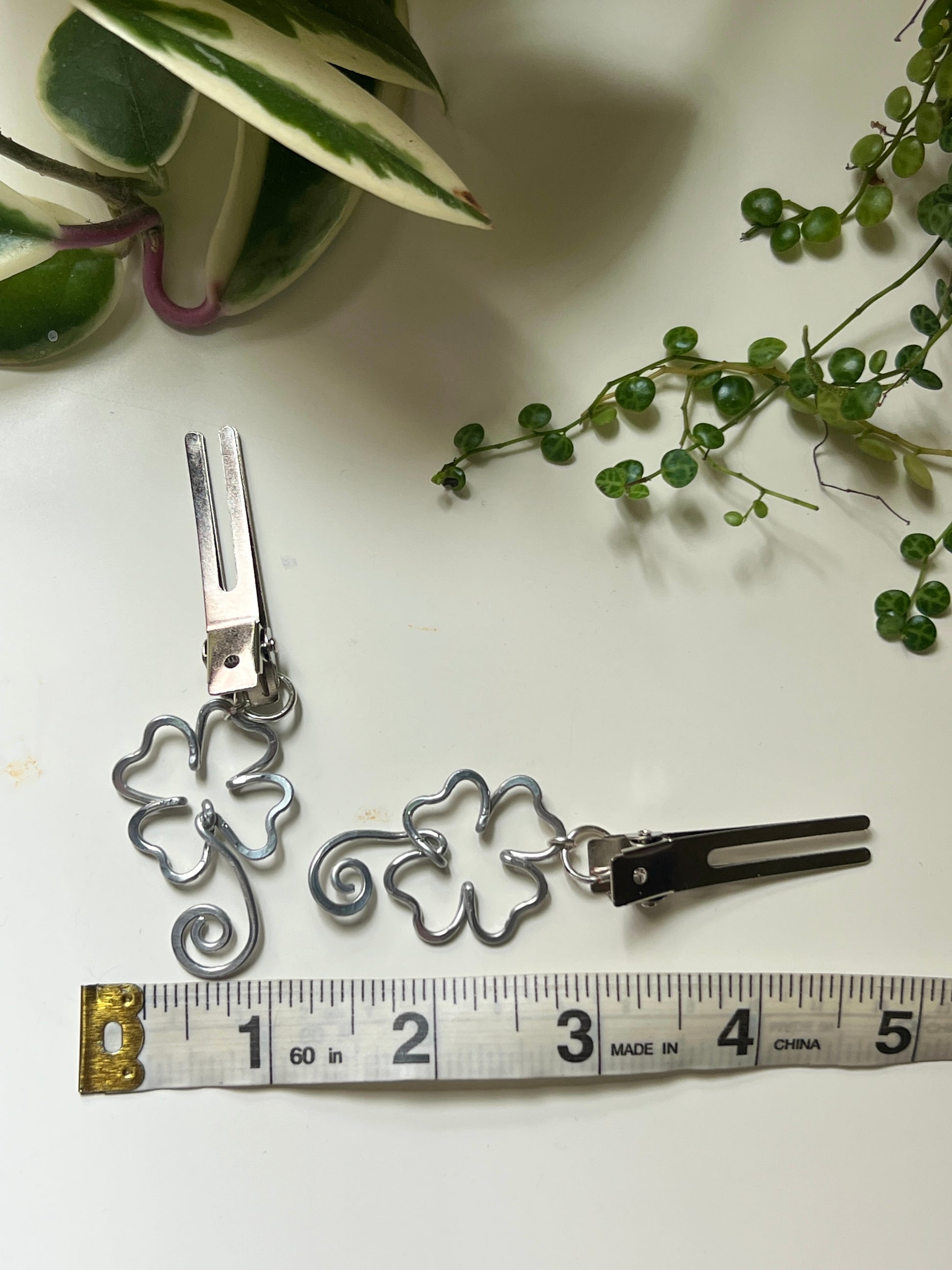 Hair Clip Set - Clover