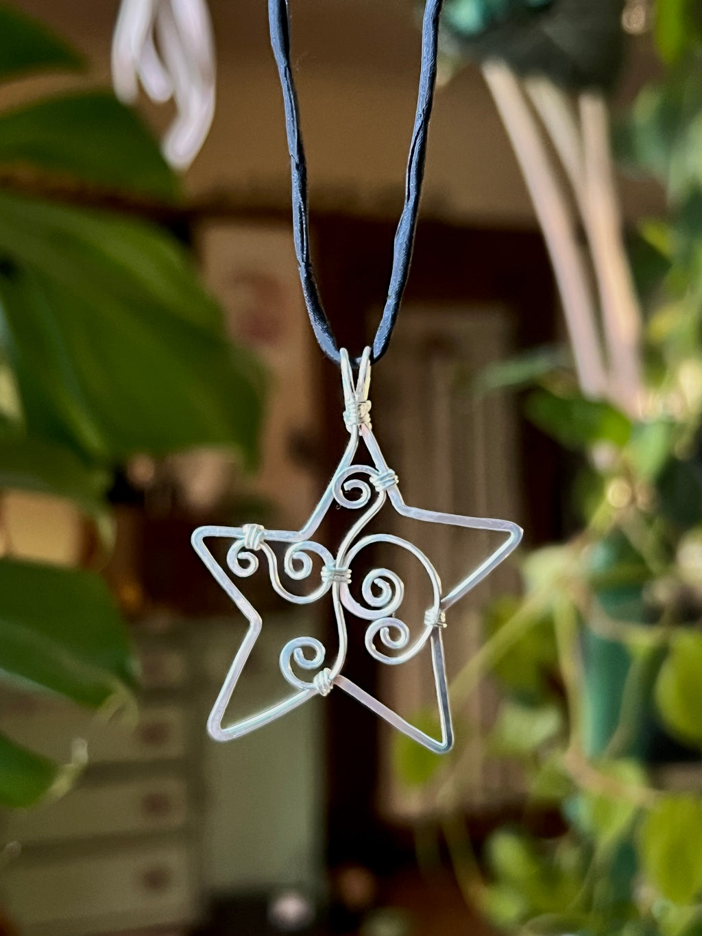 Starlight Wire Pendant (premade piece 1)