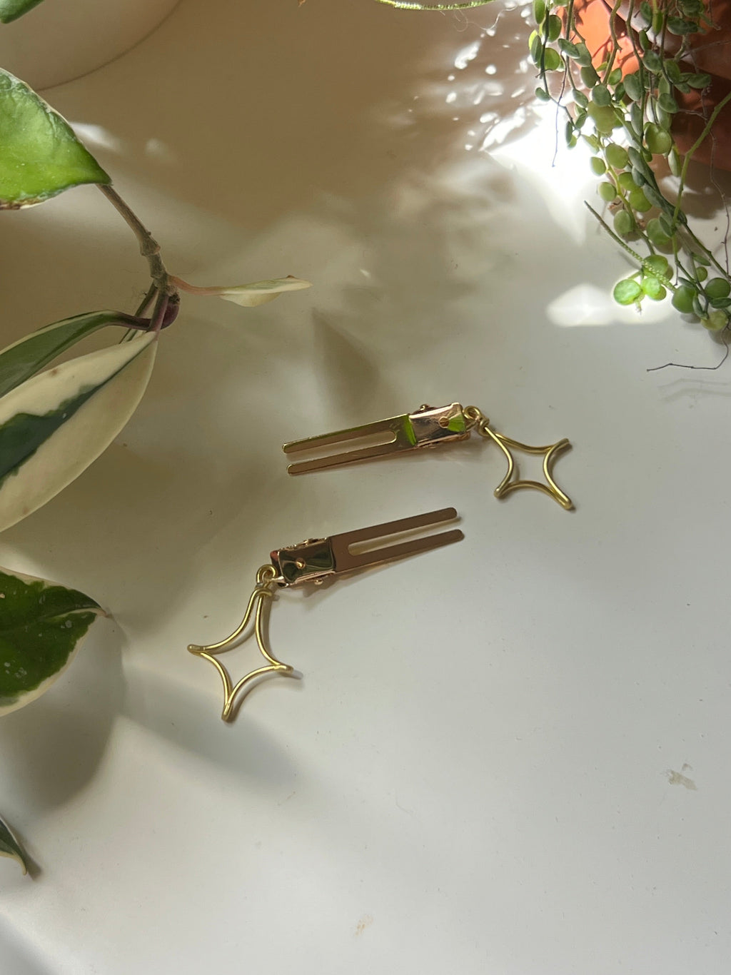 Hair Clip Set - Sparkle (Gold)