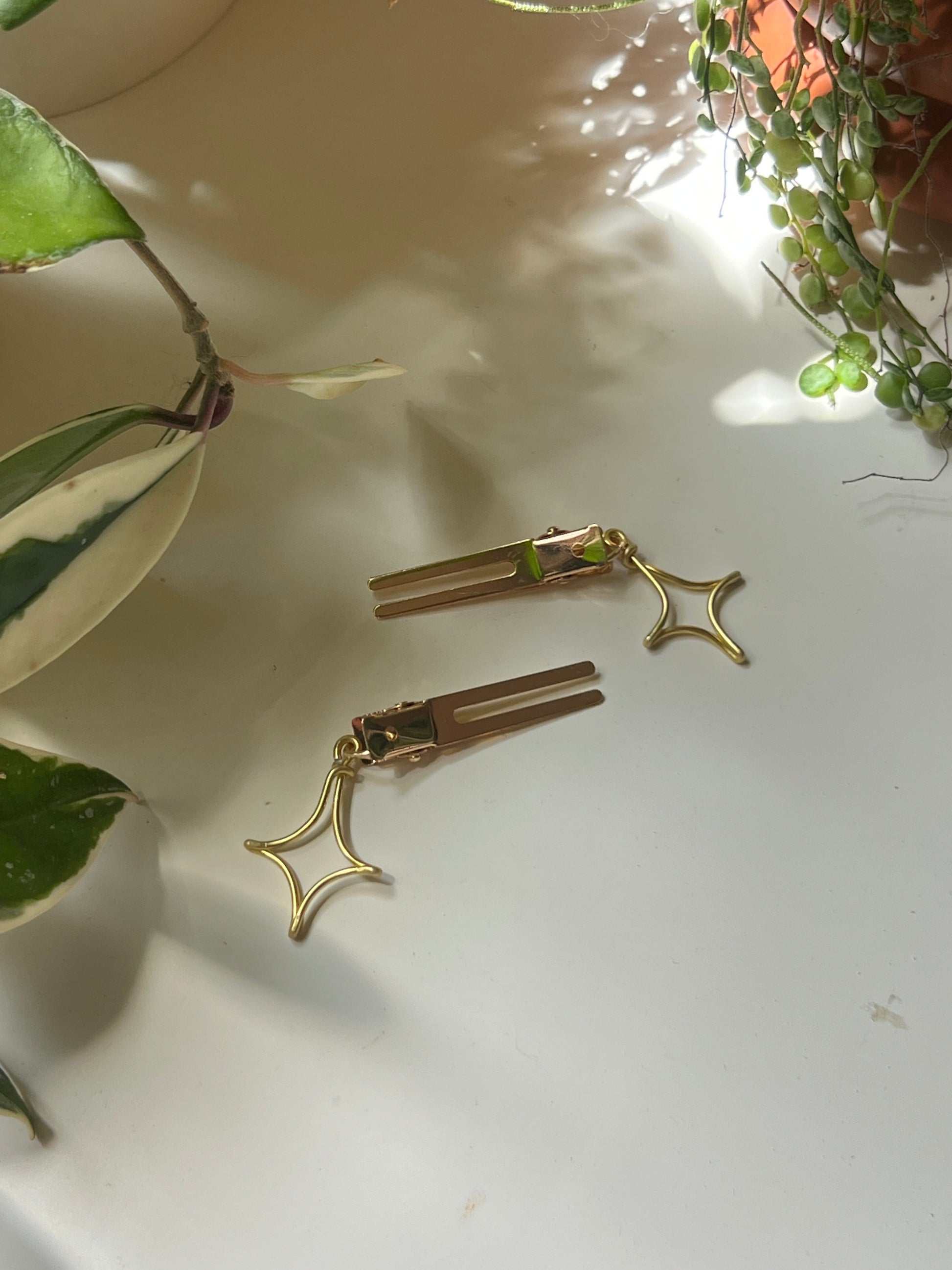 Hair Clip Set - Sparkle (Gold)