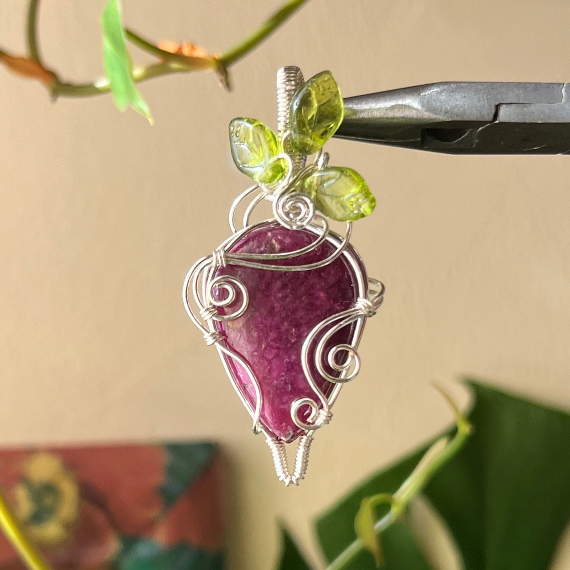 Ruby Beet Pendant