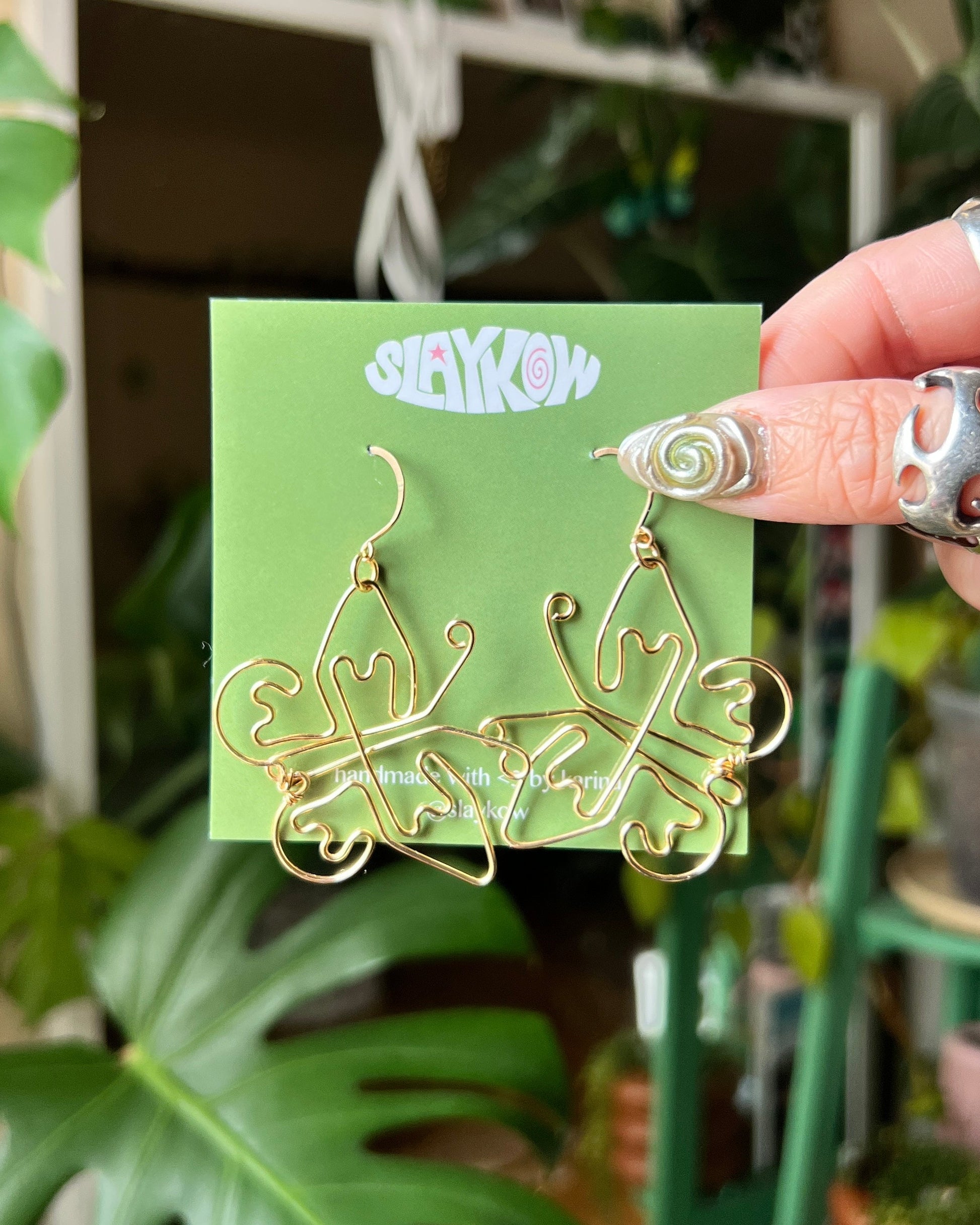 Butterfly Wire Earrings <3