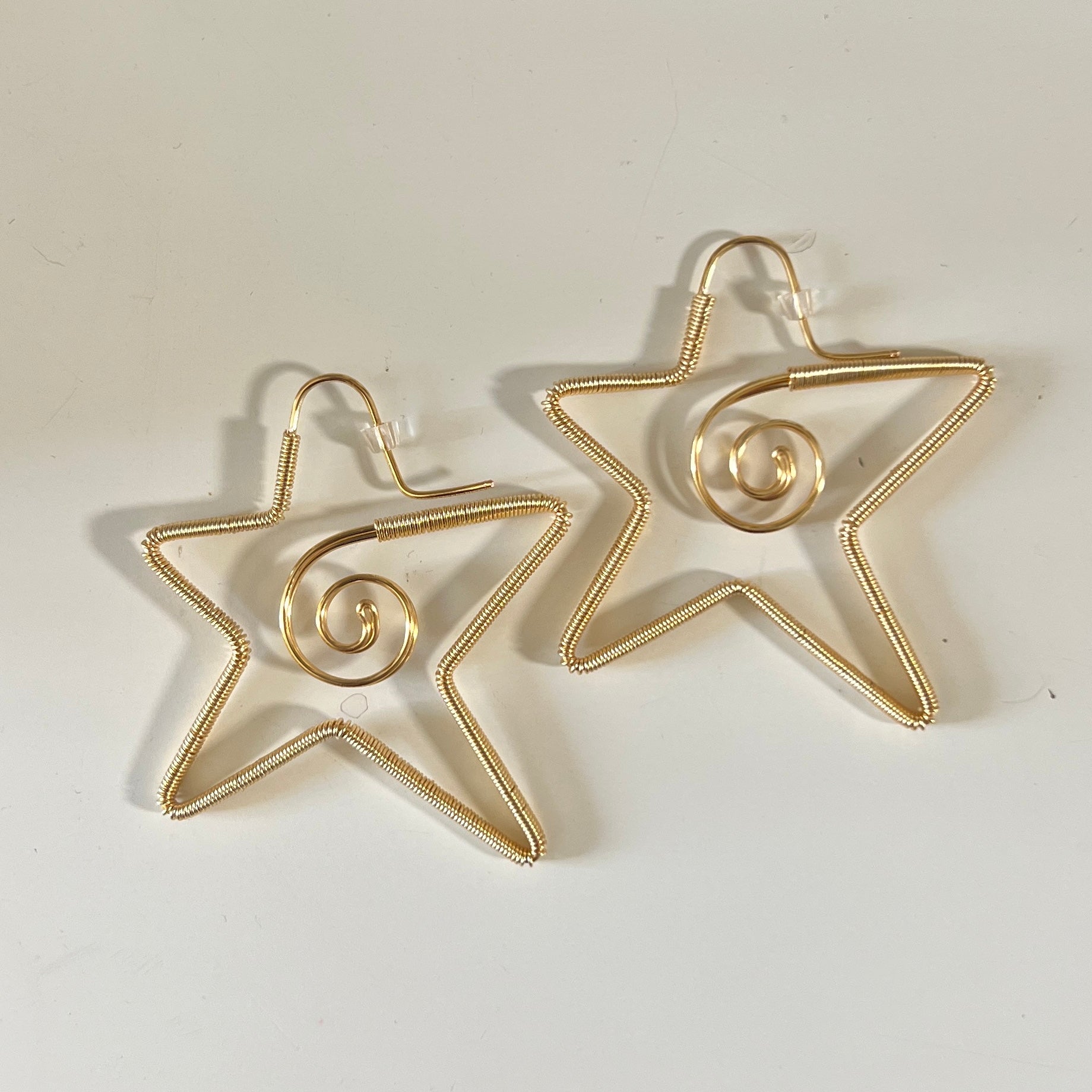 Spiral Star (Hoop) Earrings <3