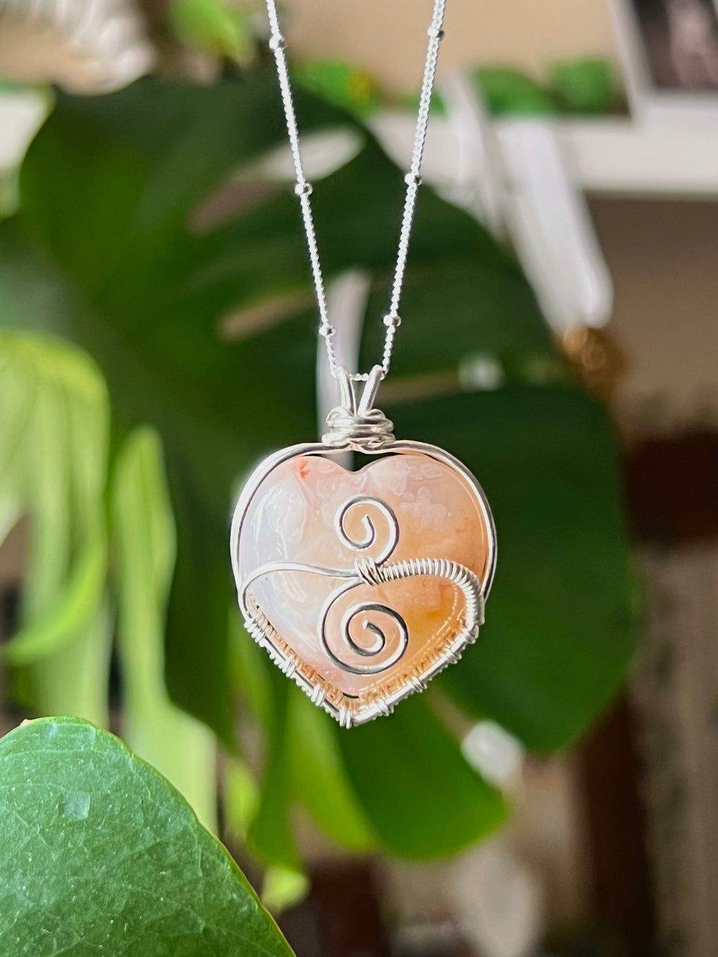 Flower Agate Love Wrap (14k GOLD FILLED/STERLING SILVER)