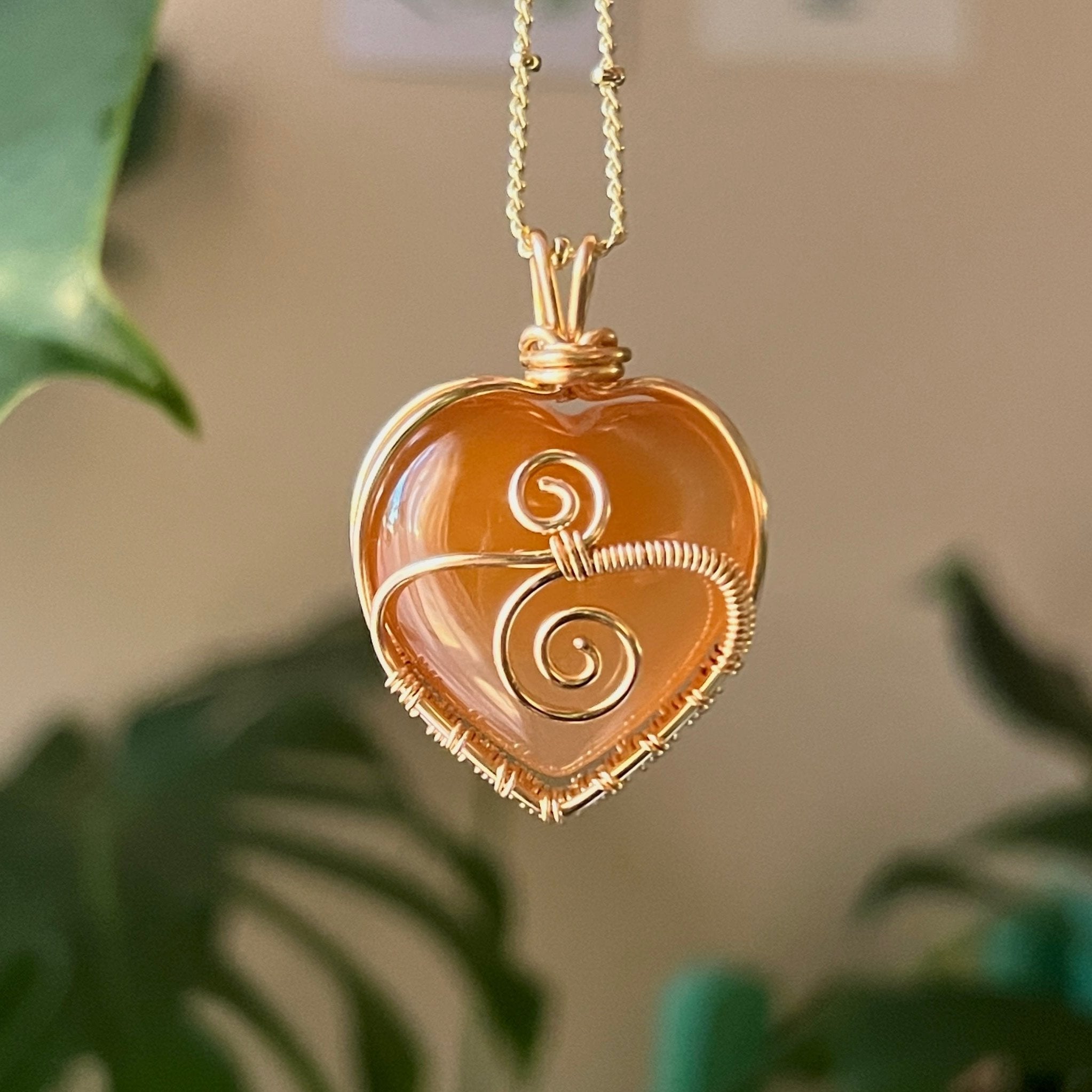 Carnelian Love Wrap #2 (in gold)