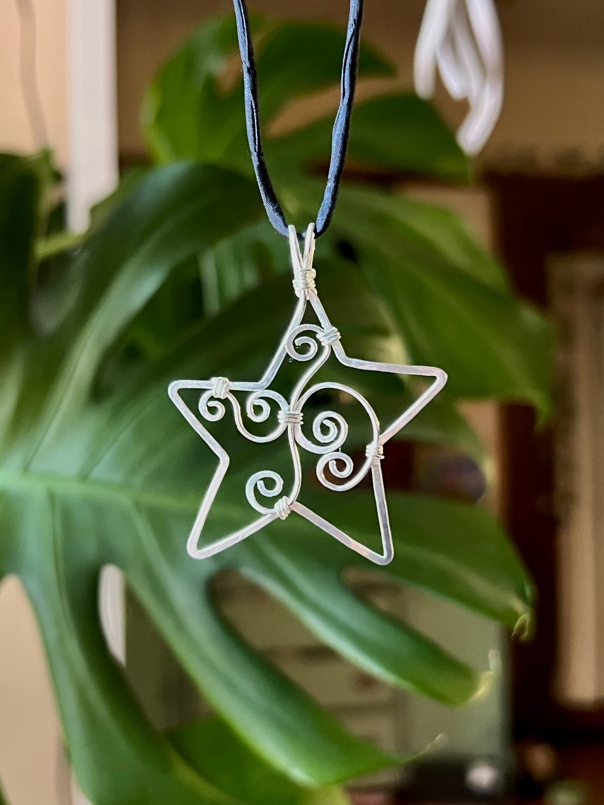 Starlight Wire Pendant (premade piece 1)