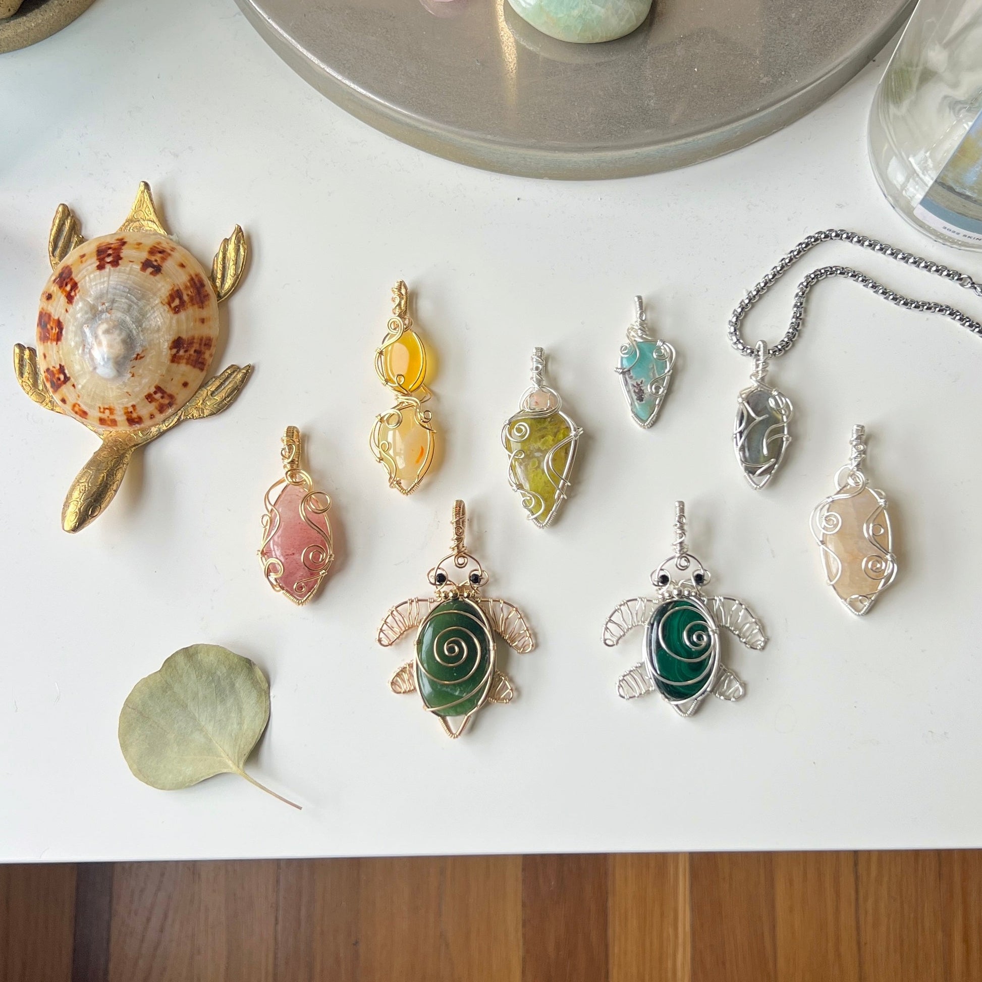 Double Yellow Carnelian Necklace