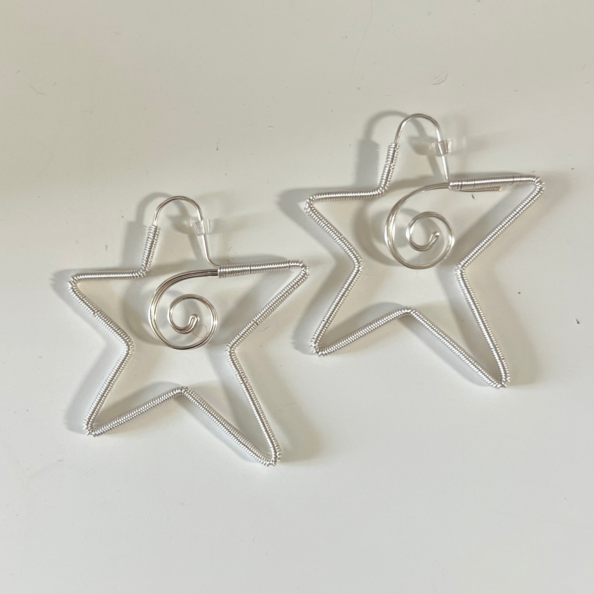 Spiral Star (Hoop) Earrings <3