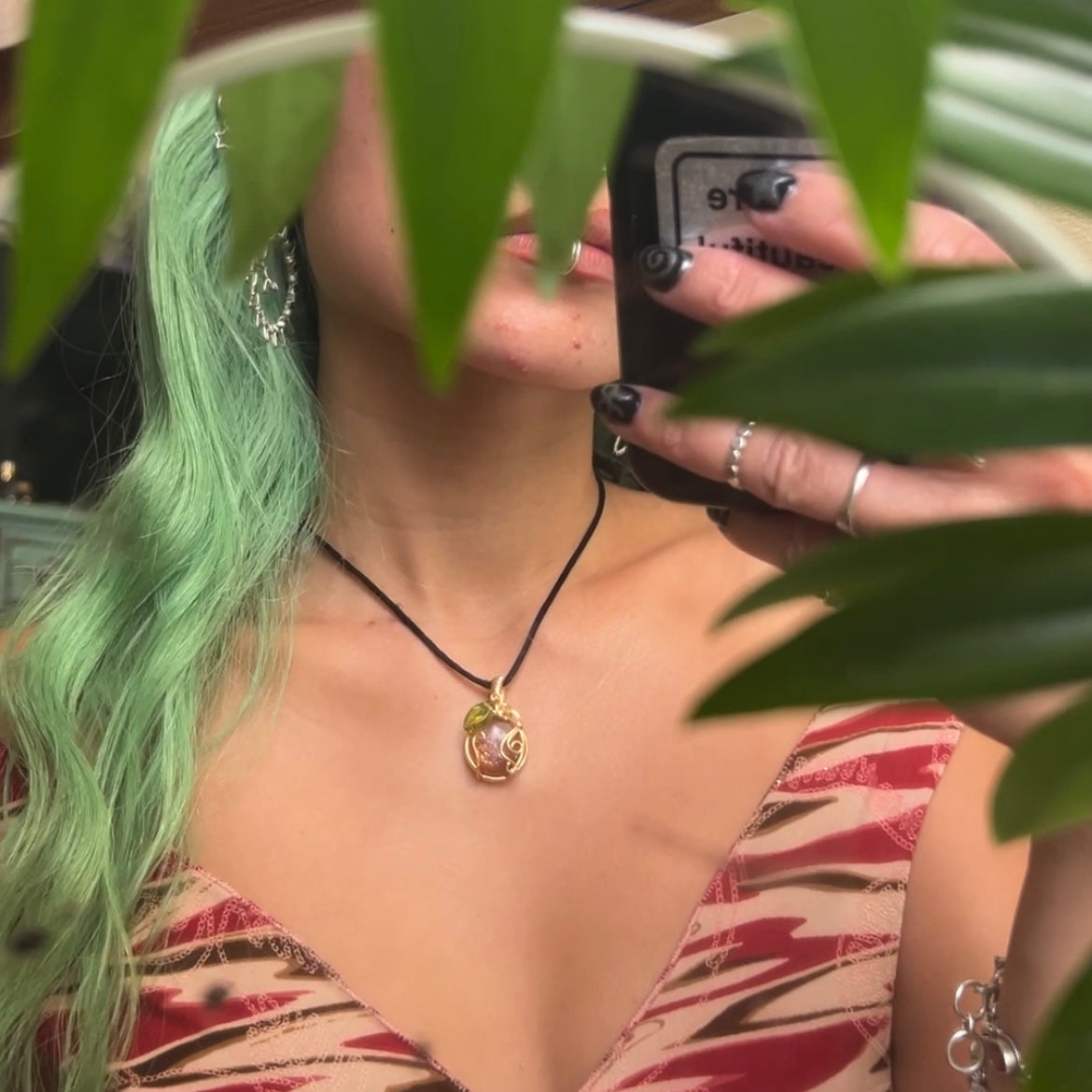 Sunstone Tangerine Pendant