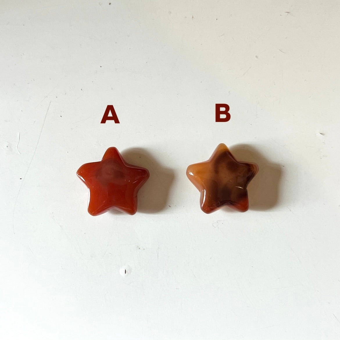 Carnelian Swirly Star
