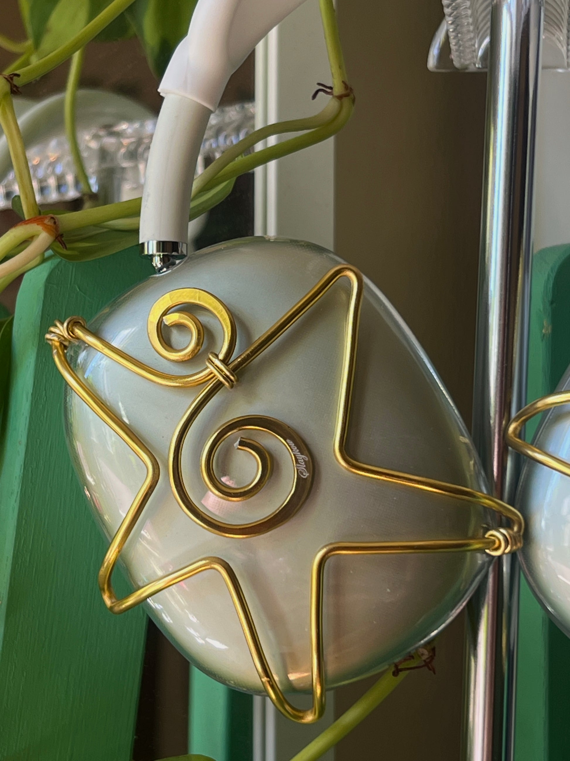 AirPod Max Case - Spiral Stars (Gold)