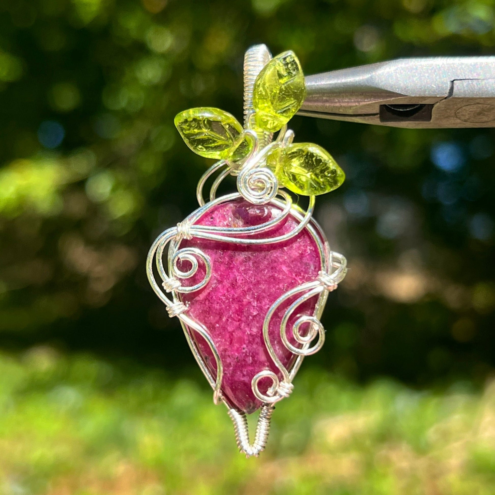 Ruby Beet Pendant