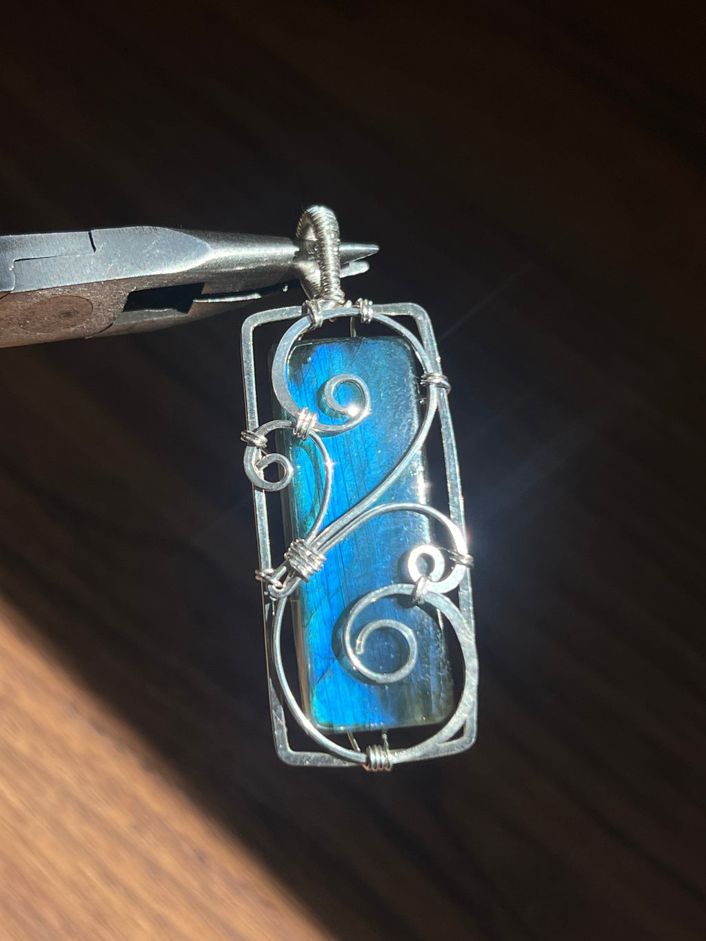 Floating Labradorite Pendant