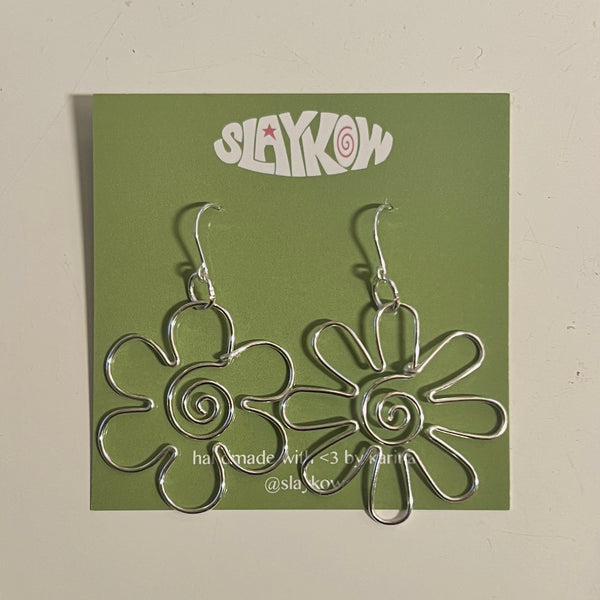 Flower Wire Earrings <3