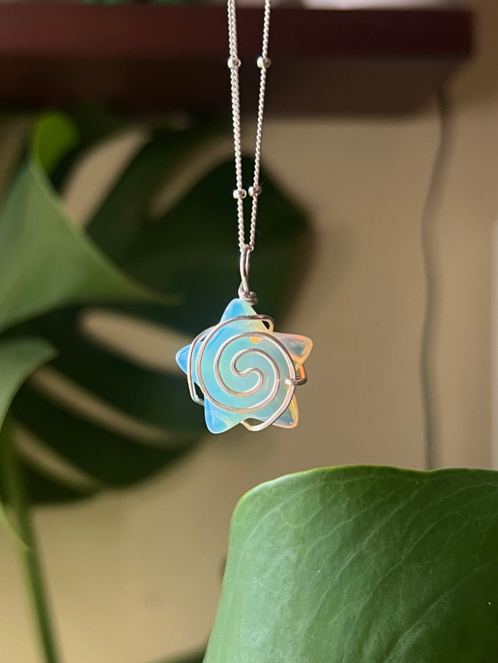 Opalite Swirly Star