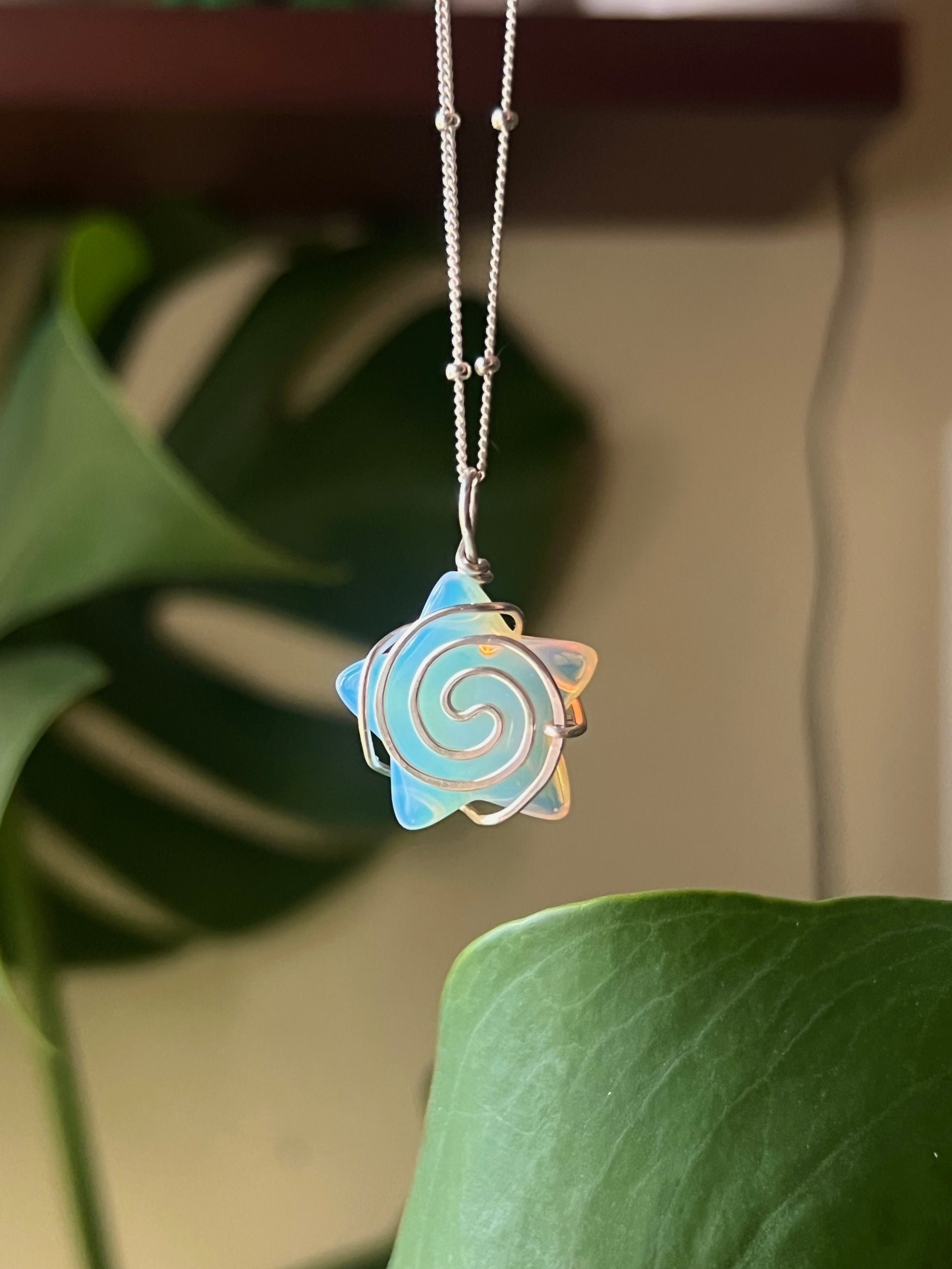 Opalite Swirly Star