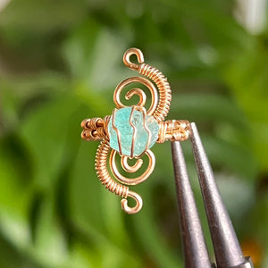 Customize: Swirly Gemstone Rings