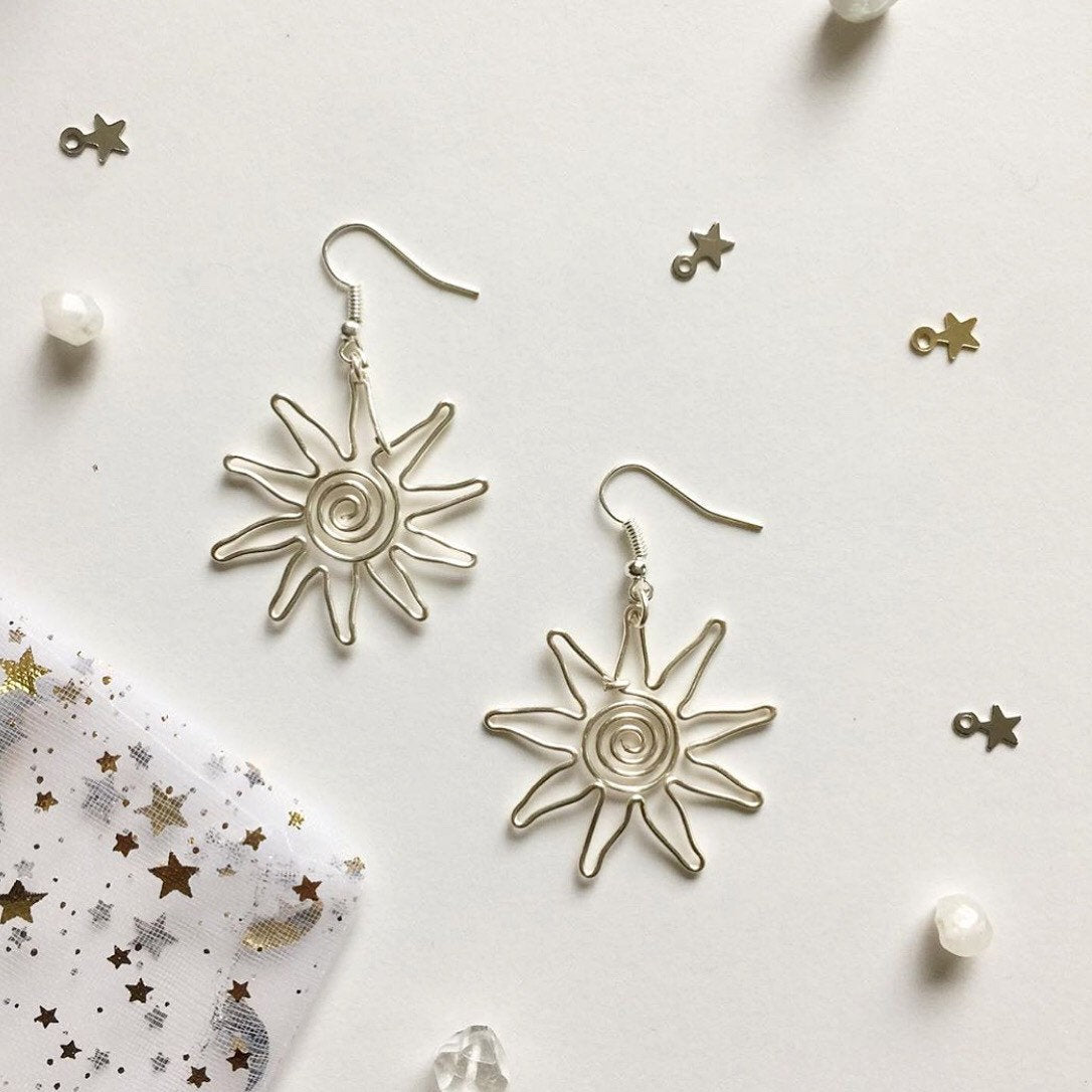 Sun Wire Earrings <3