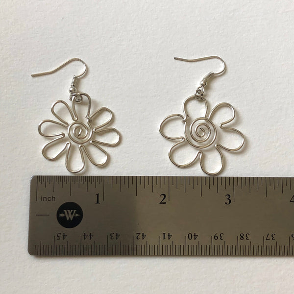 Flower Wire Earrings <3