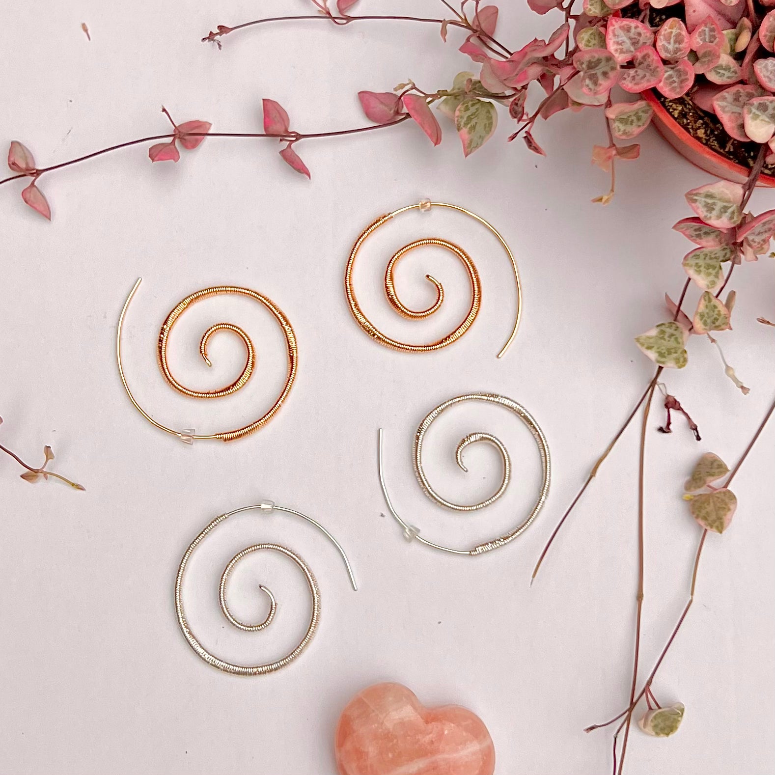 Spiral Wire Earrings <3