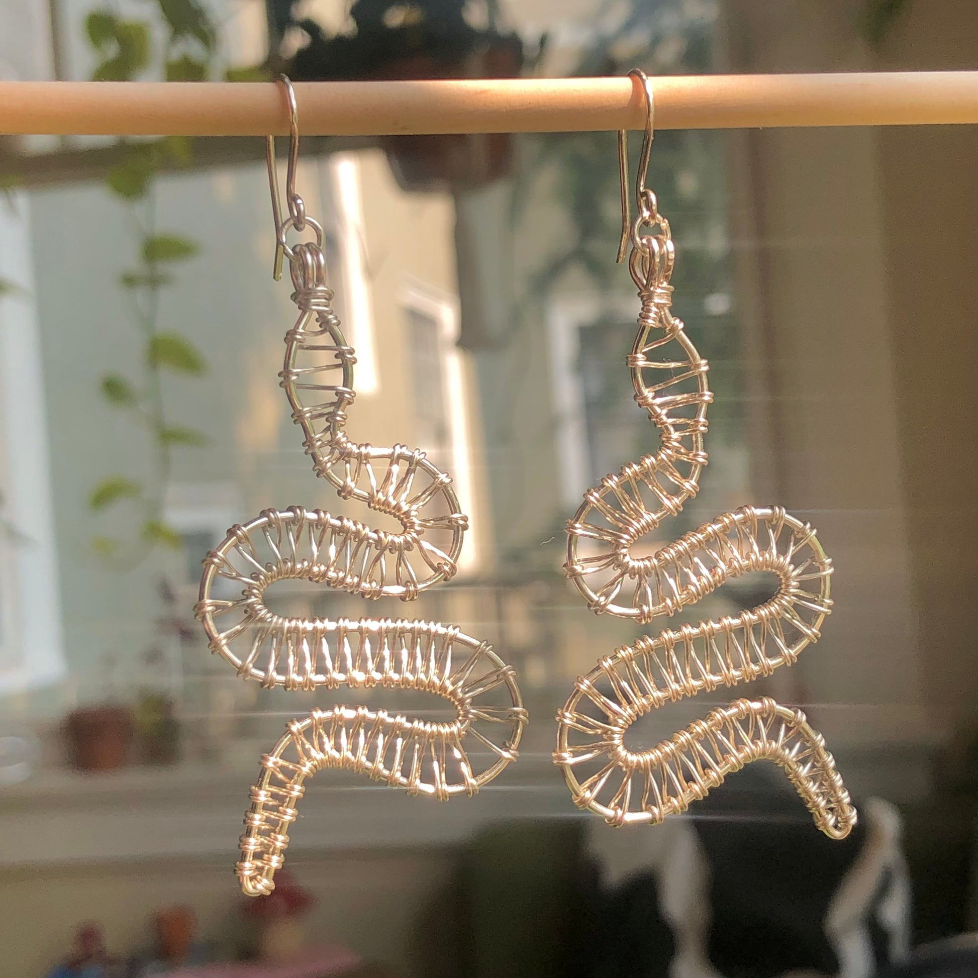 Snake Wire Earrings <3