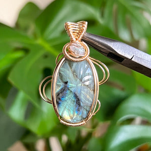 Labradorite & Opal Necklace