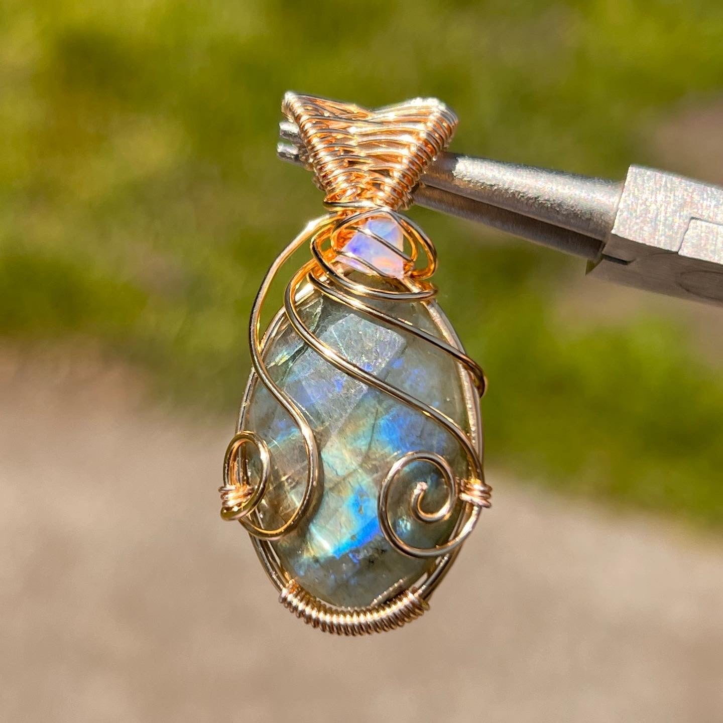 Labradorite & Opal Necklace